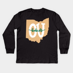 OU Bobcats Ohio Kids Long Sleeve T-Shirt